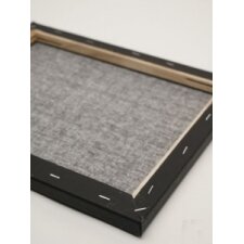 Drobė gruntuota ant porėmio Black 280 g/m2, 24x30 cm, 100% medvilnė 3