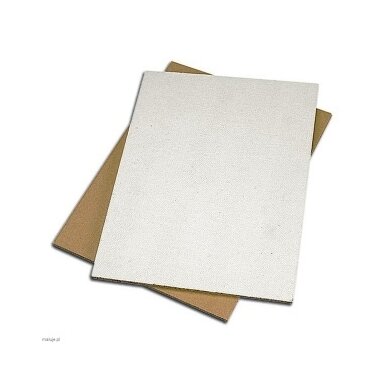 Drobė gruntuota  ant medienos plaušų plokštės 21x30 cm