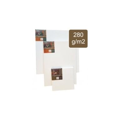 Drobė gruntuota ant porėmio Academy 280 g/m2, 24x30 cm, 100% medvilnė Imsema Drobė gruntuota ant porėmio Academy 280 g/m2, 24x30 cm, 100% medvilnė Imsema