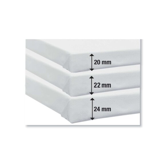 Drobė gruntuota ant porėmio LINEN 50x60 linas 3