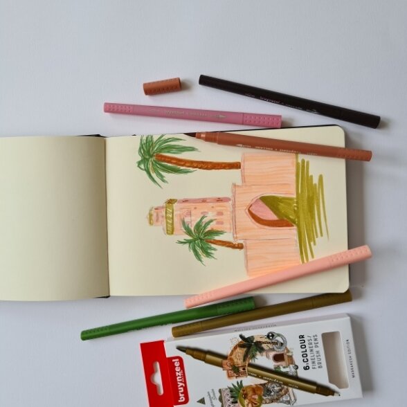 Bruynzeel Expression Marrakesh Fineliners/Brush Pens Set 24 pieces 2