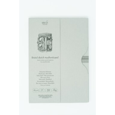 Альбом для эскизов Bristol Authentic SMLT, формат A4, 50 листов, 185 г/м², твердая обложка с откидной крышкой Альбом для эскизов Bristol Authentic SMLT, формат A4, 50 листов, 185 г/м², твердая обложка с откидной крышкой