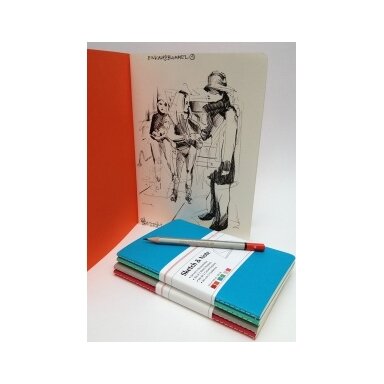 Eskizavimo bloknotas Sketch&Note A6 20 l, popierius 125gsm, 2 vnt Eskizavimo bloknotas Sketch&Note A6 20 l, popierius 125gsm, 2 vnt