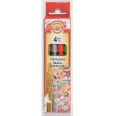 Set of Fibre Pens Koh-I-Noor 1002 4 colors Set of Fibre Pens Koh-I-Noor 1002 4 colors