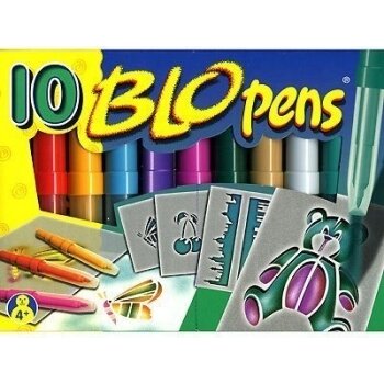 Фломастеры воздушные Centropen Blopens JP912 Cool Colours 10 цветов