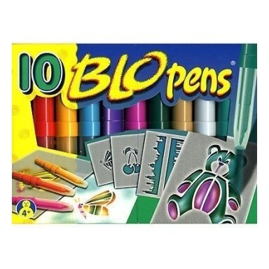 Flomasteriai pučiami Centropen Airpens Cool 10 spalvų Flomasteriai pučiami Centropen Airpens Cool 10 spalvų