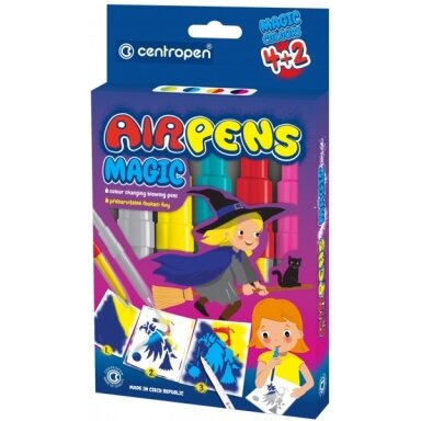 Flomasteriai pučiami Centropen Airpens Magic 5+1 vnt. Flomasteriai pučiami Centropen Airpens Magic 5+1 vnt.