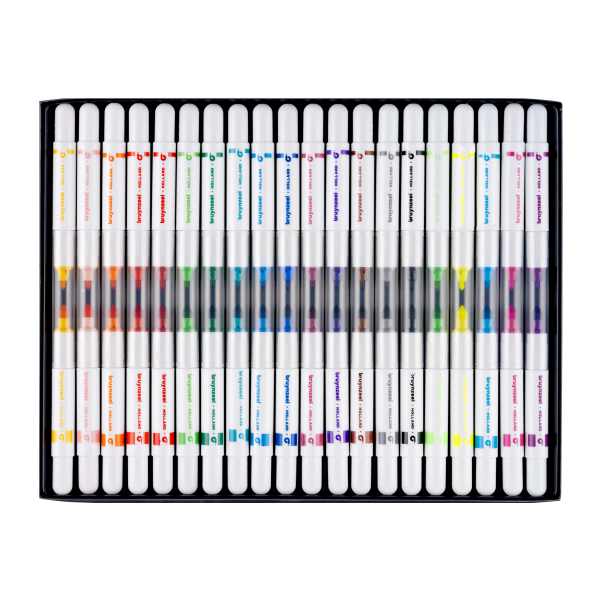 Bruynzeel Twin Point Felt Tips 20 colors 1