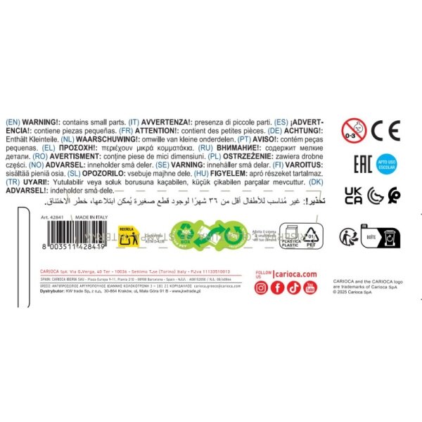 Фломастеры Carioca Birello, двусторонние, 30 цветов 3