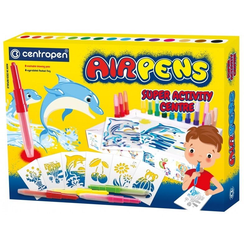 Flomasteriai pučiami Centropen Airpens Super Activity