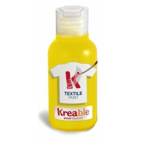 Dažai tekstilei Toy Color 100 ml geltonos spalvos Dažai tekstilei Toy Color 100 ml geltonos spalvos