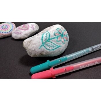 Гелевая ручка Sakura Gelly Roll Glaze 3D Gel Pen белая 3 Гелевая ручка Sakura Gelly Roll Glaze 3D Gel Pen белая 3