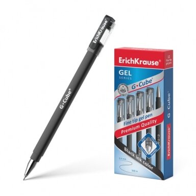 ErichKrause G-Cube Gel Pen 0.4 mm Black Ink