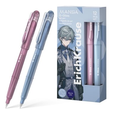 Ручка гелевая ErichKrause G-Glass Stick Manga 0,5 мм цвет чернил синий