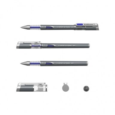 Gelinis rašiklis ErichKrause Megapolis 0,5 mm mėlynos spalvos