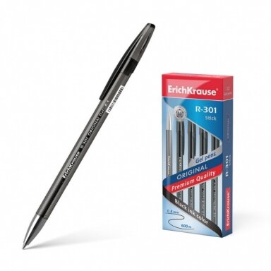Ручка гелевая ErichKrause R-301 Original Gel Stick 0,5 мм цвет чернил черный