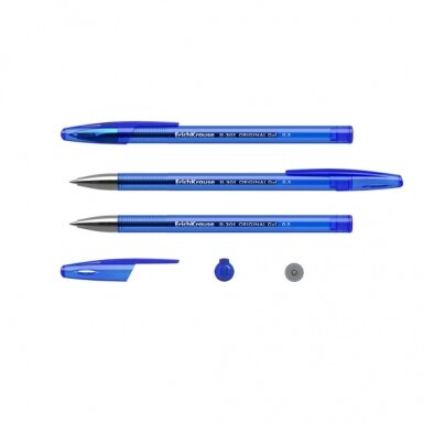 Gelinis rašiklis ErichKrause Original R-301 0,5 mm mėlynos spalvos