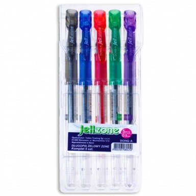 Dong-A Zone Gel Pens Set 0.5 mm 5 pcs