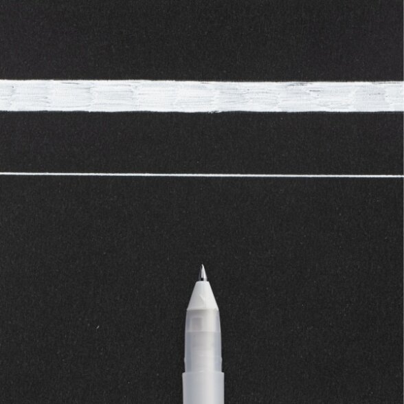 Sakura Gelly Roll 0.5 Basic Gel Pen 0.3 mm White 3