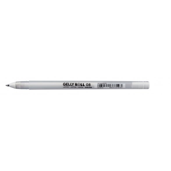 Gelinis rašiklis Sakura Gelly Roll 0,4 mm baltas 1 Gelinis rašiklis Sakura Gelly Roll 0,4 mm baltas 1