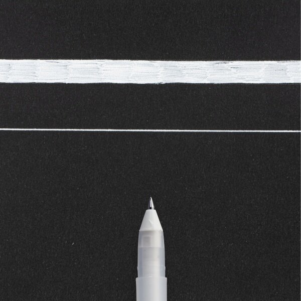 Sakura Gelly Roll 0.5 Basic Gel Pen 0.3 mm White 3