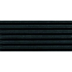 Corrugated Board E-Flute rolled, 50x70cm, 1 roll, black