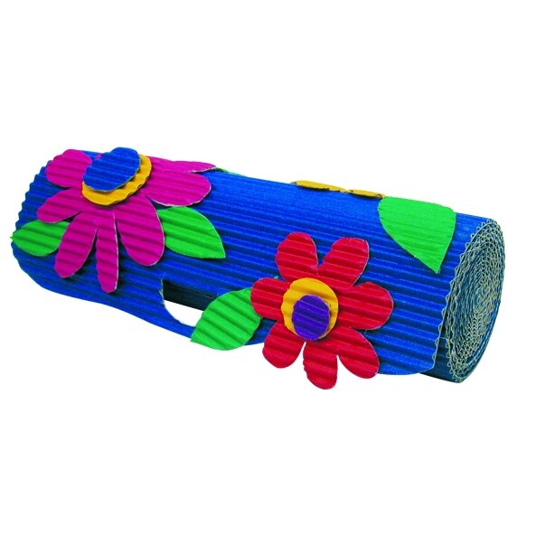Гофрокартон E-Flute в рулоне, 50x70см, 1 рулон, бордо красный 4
