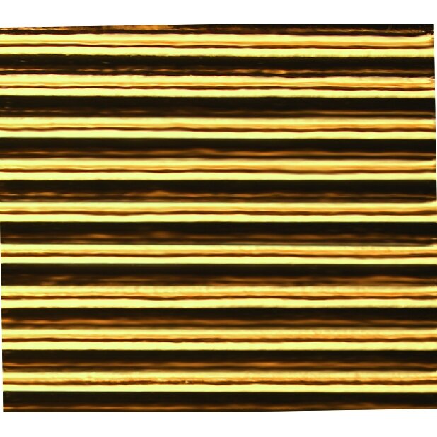 Corrugated Board E-Flute rolled, 50x70cm, 1 roll, gold
