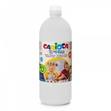 Краска Carioca Tempera 1000 мл белая