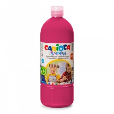 Краска Carioca Tempera 1000 мл (Magenta) пурпурная
