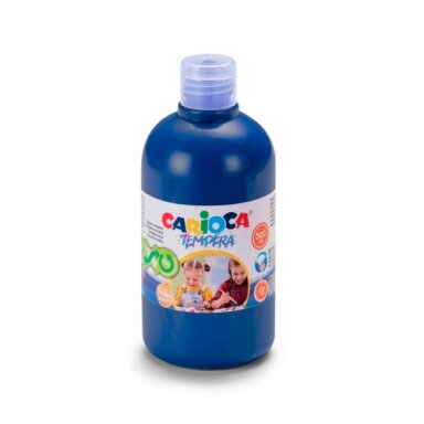 Краска Carioca Tempera 500 мл синяя