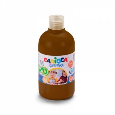 Краска Carioca Tempera 500 мл коричневый