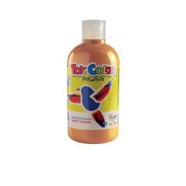 Guašas Toy Color 500 ml puikiai plaunamas geltona ochra Guašas Toy Color 500 ml puikiai plaunamas geltona ochra