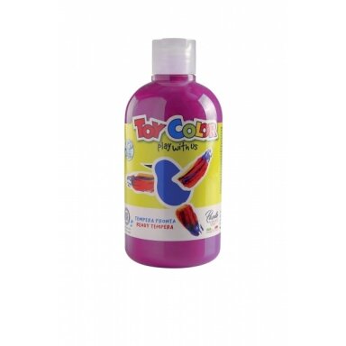 Guašas Toy Color 500 ml puikiai plaunamas rausvai raudonos spalvos (Magenta) Guašas Toy Color 500 ml puikiai plaunamas rausvai raudonos spalvos (Magenta)