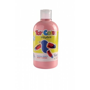Guašas Toy Color 500 ml puikiai plaunamas rožinės spalvos Guašas Toy Color 500 ml puikiai plaunamas rožinės spalvos