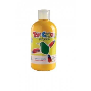 Guašas Toy Color 500 ml puikiai plaunamas saulės geltonos spalvos Guašas Toy Color 500 ml puikiai plaunamas saulės geltonos spalvos