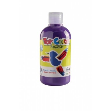 Guašas Toy Color 500 ml puikiai plaunamas violetinės spalvos Guašas Toy Color 500 ml puikiai plaunamas violetinės spalvos