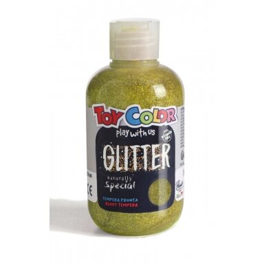 Гуашь Toy Color Magic Glitter 250 мл желтая Гуашь Toy Color Magic Glitter 250 мл желтая