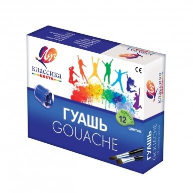 Guašų rinkinys Luch "Klasika" 12x20 ml Guašų rinkinys Luch "Klasika" 12x20 ml