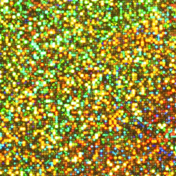 Holografinė folija Folia 40cmx1m aukso spalvos