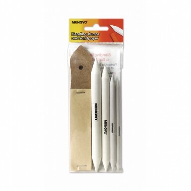 Mungyo Retouching Tool Kit 4 pcs + Abrasive Sharpener