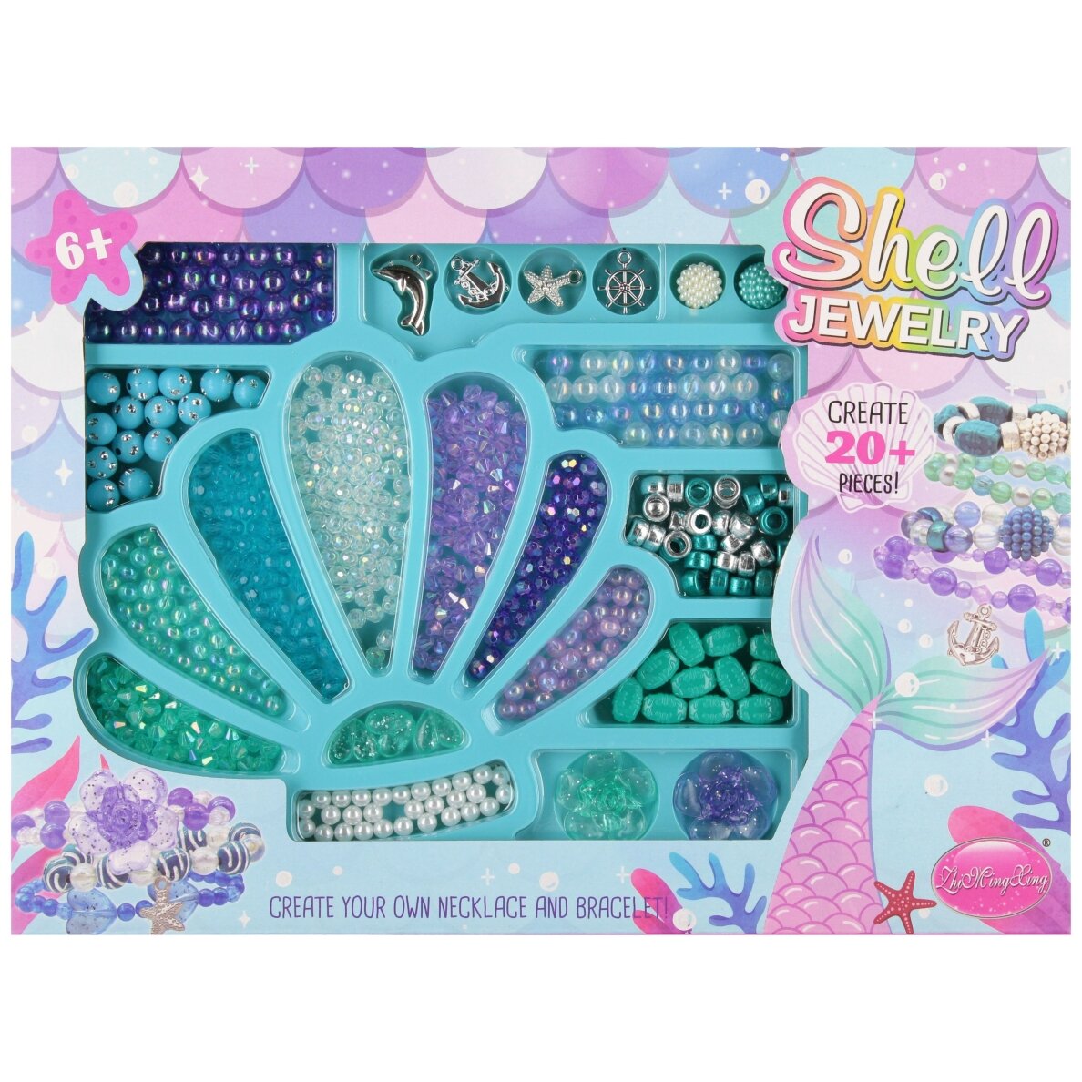Bead Set for Jewelry Making Mega Creative, Window Box Bead Set for Jewelry Making Mega Creative, Window Box