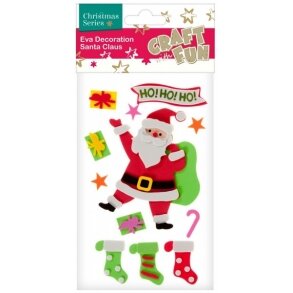 Kalėdinė dekoracija iš putgumės "Santa Claus" CRAFT-FUN