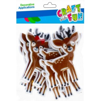 Новогодние украшения Craft-Fun Олени из фетра