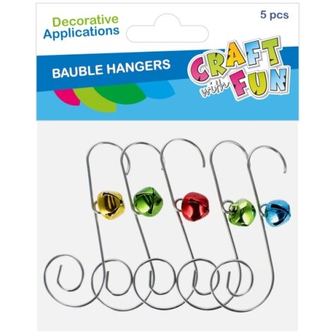 Kabliukai Craft-Fun Kalėdų eglutės papuošalams 6 vnt. 2,5 x 6 cm
