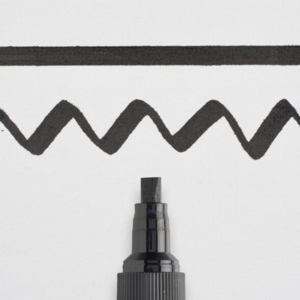 Маркер Sakura Pen-Touch Calligrapher M 5.0 мм черный 2