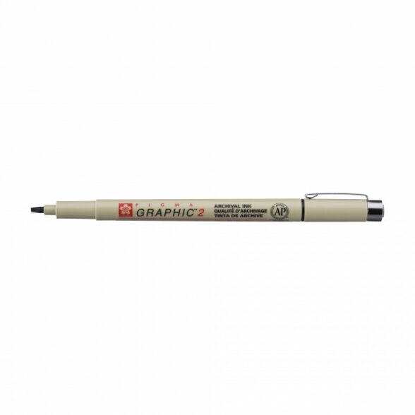 Sakura Pigma Graphic 2 mm Black 1 Sakura Pigma Graphic 2 mm Black 1