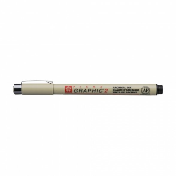 Sakura Pigma Graphic 2 mm Black Sakura Pigma Graphic 2 mm Black