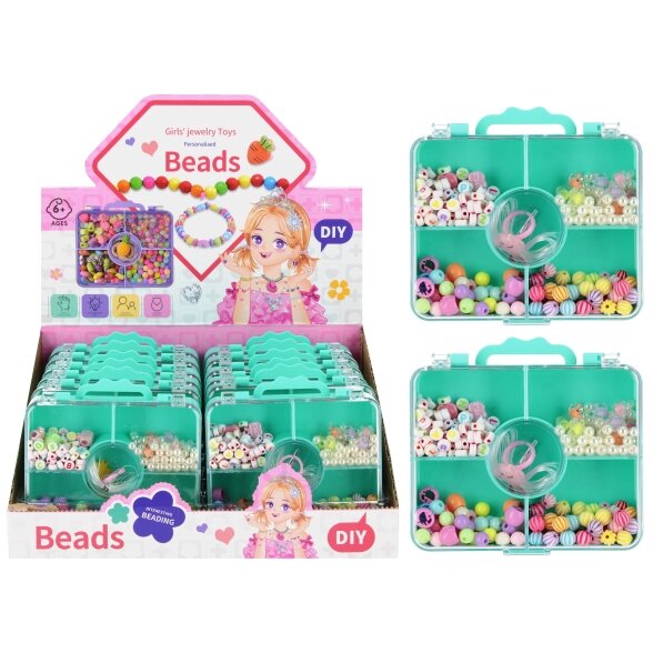 Bead Set for Jewelry Making Mega Creative, Window Box Bead Set for Jewelry Making Mega Creative, Window Box