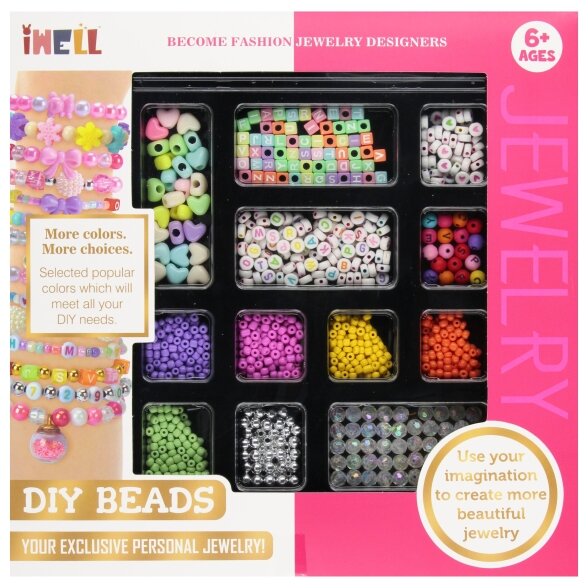 Bead Set for Jewelry Making Mega Creative, Window Box
